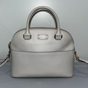 Matte Grey Kate Spade Purse